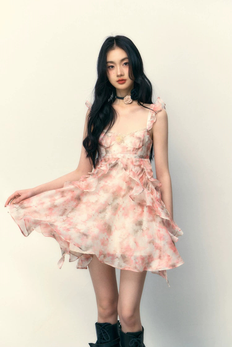 Pink Floral Dress