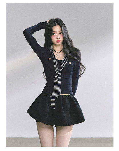 Striped Long-Sleeve Slim-Fit T-Shirt