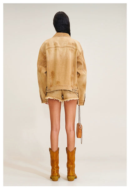 Compass Wildfire Washed Denim Jacket