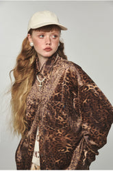 Leopard Print Oversized Shirt - CHINASQUAD