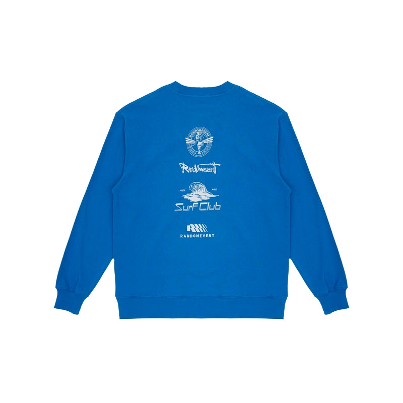 Black &amp; Blue Crew Neck Sweatshirt - CHINASQUAD