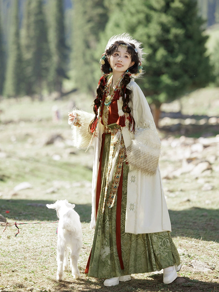 &quot;赤焰苍雪&quot; Modern Hanfu Set