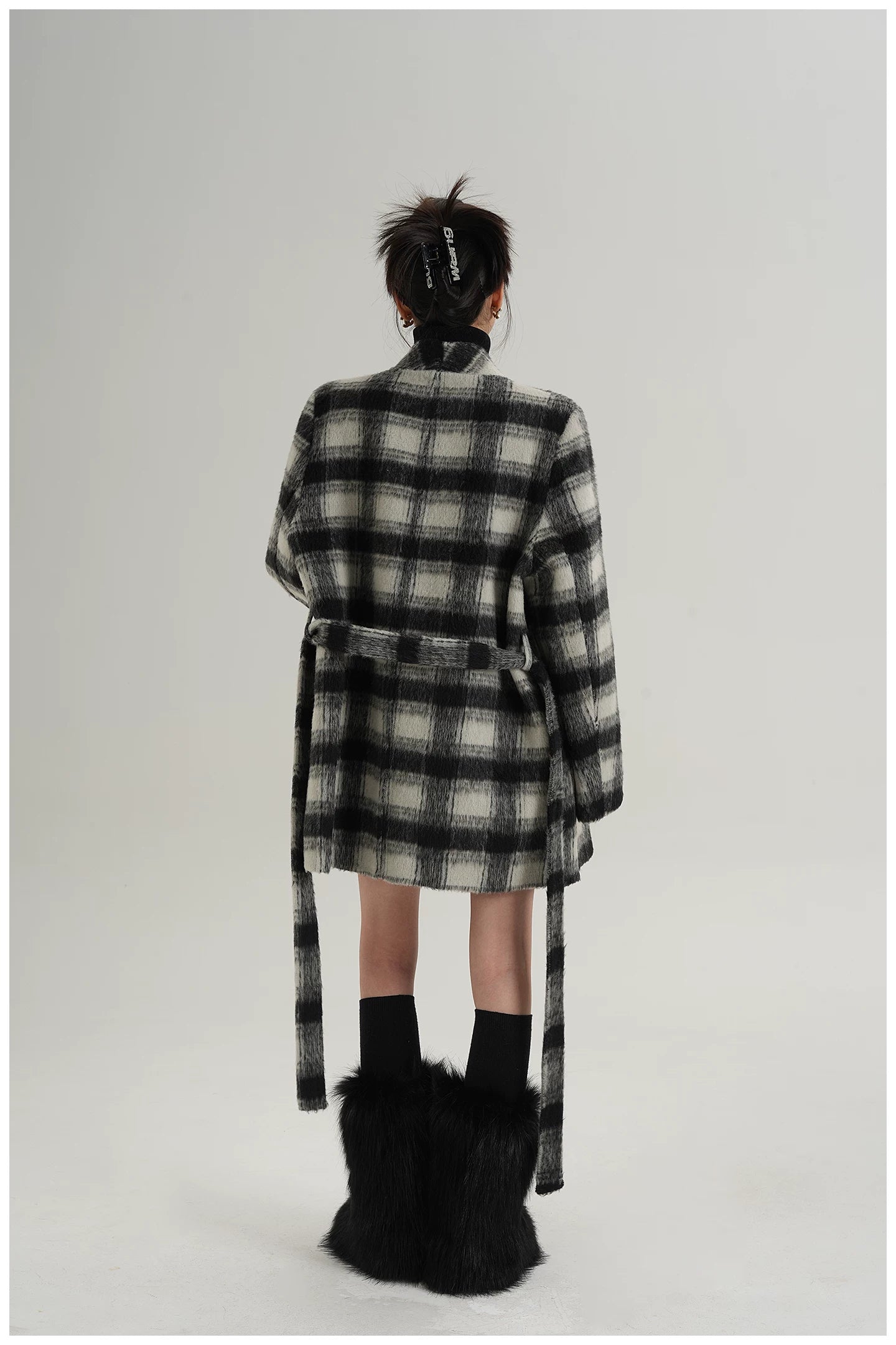 Double-Faced Wool Mid-Length Coat
