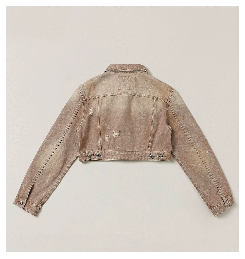 RAGE Origin Cropped Denim Jacket