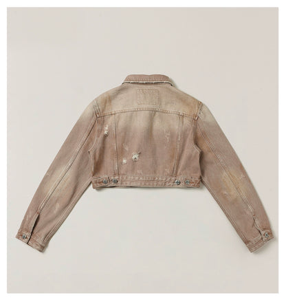 RAGE Origin Cropped Denim Jacket
