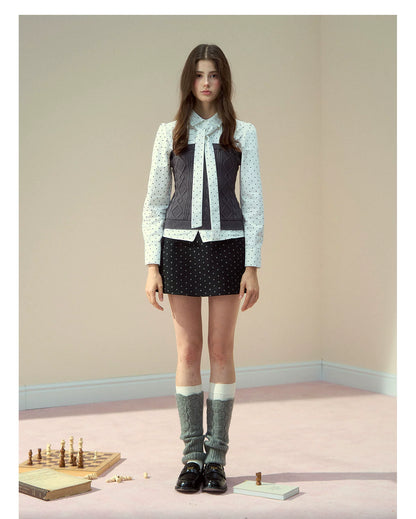 Polka Dot Preppy Shirt - CHINASQUAD
