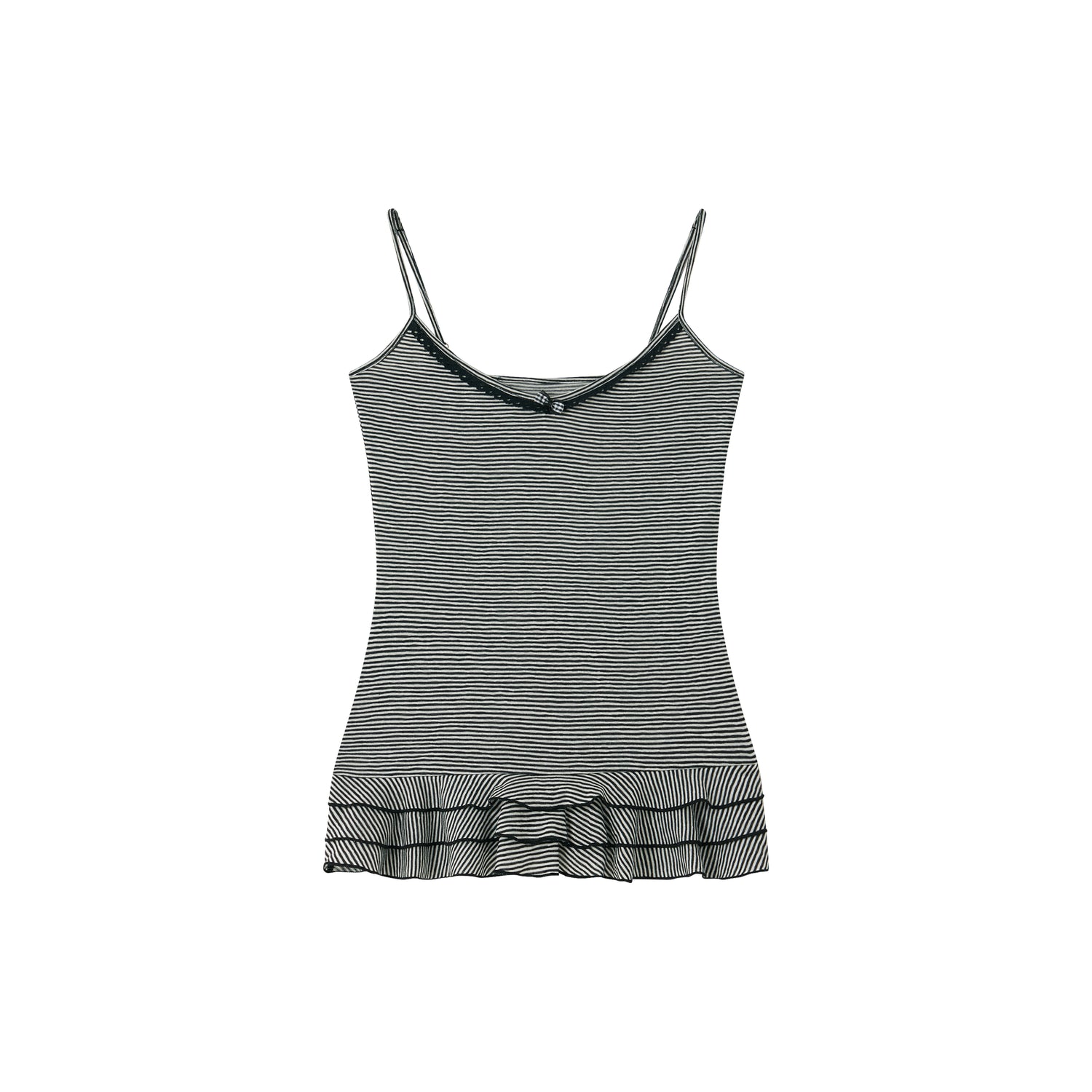 Lyocell Knit Cardigan Lace-Trim Camisole Set