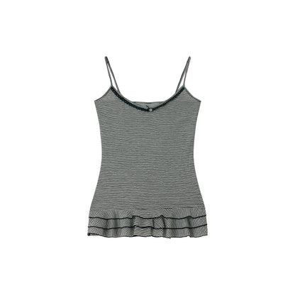 Lyocell Knit Cardigan Lace-Trim Camisole Set