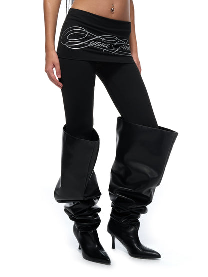 Waist Graphic Compression Yoga Leggings