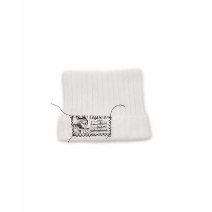 Hand-Stitched Cat-Ear Angora Knit Beanie
