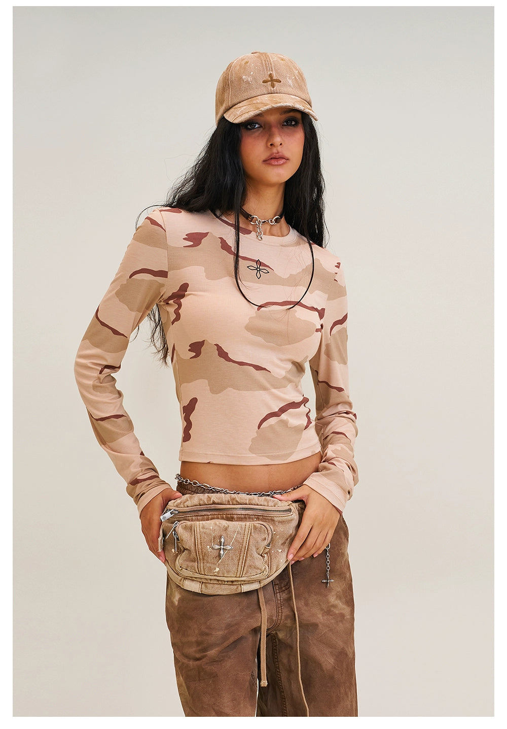 Wild Denim Crossbody Waist Bag