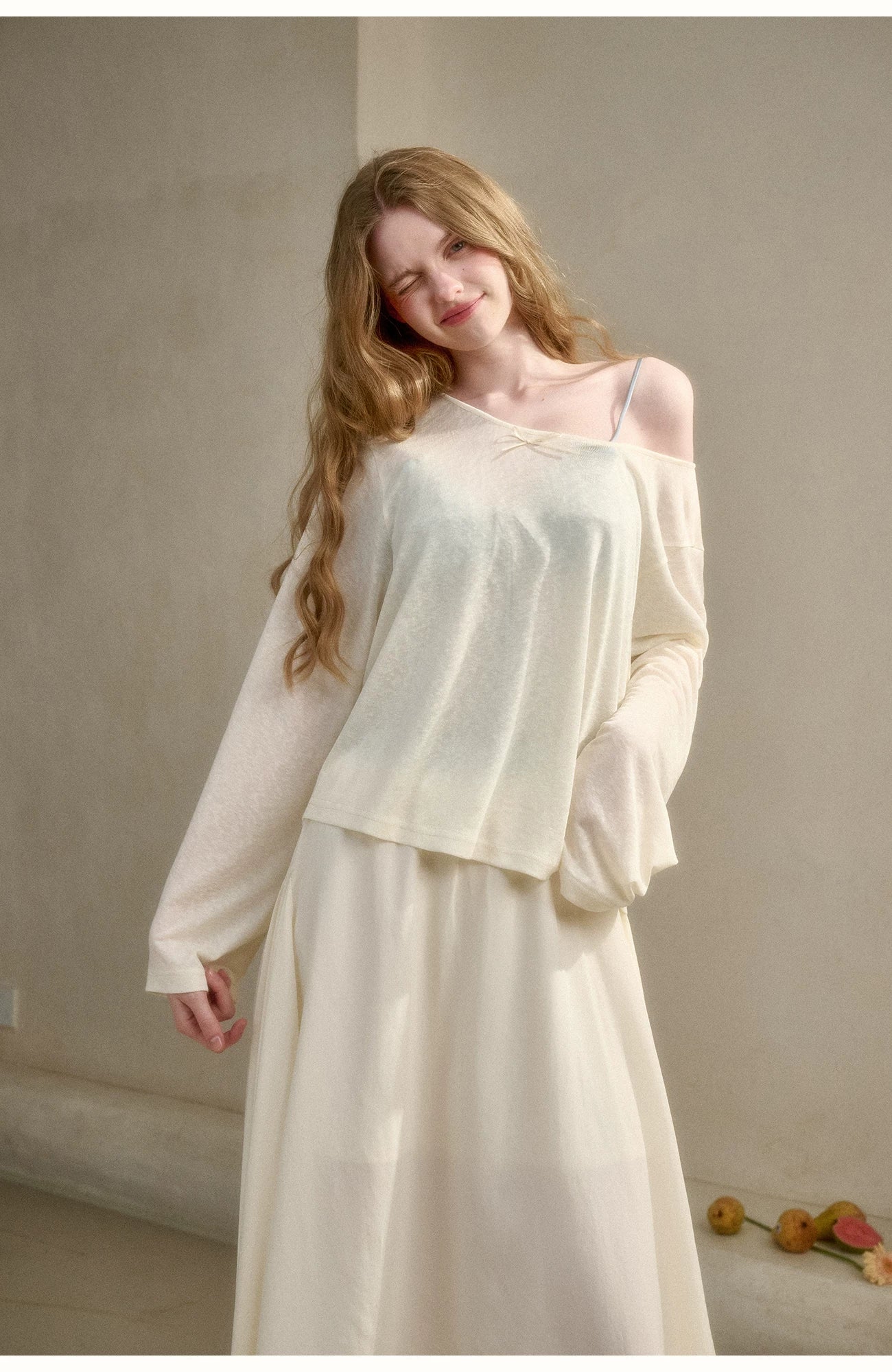 Cloud Veil Lyocell Relaxed Sheer T-Shirt