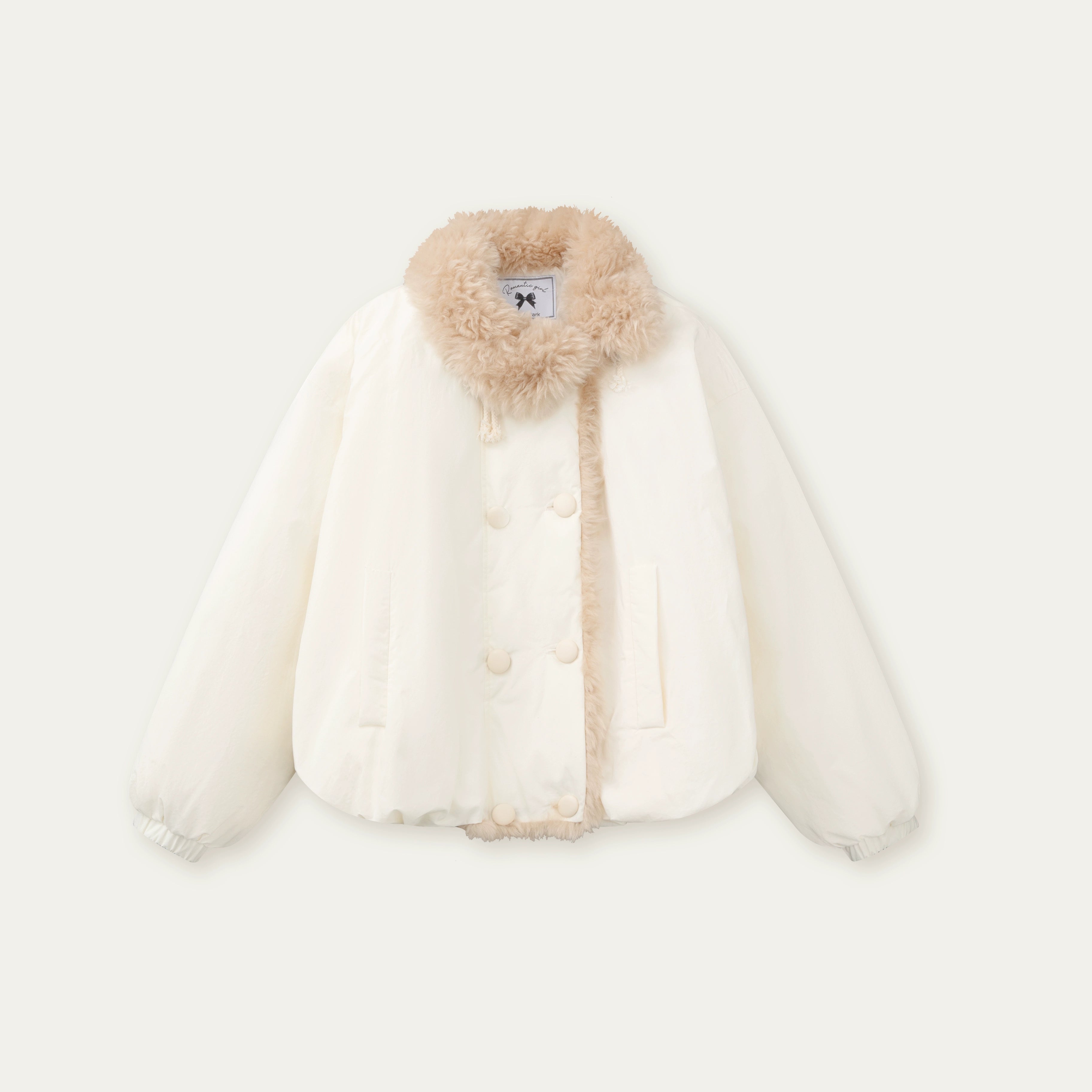 White Starry Birch Duck Down Jacket