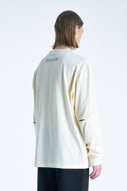 Disjointed Structure Long Sleeve T-Shirt