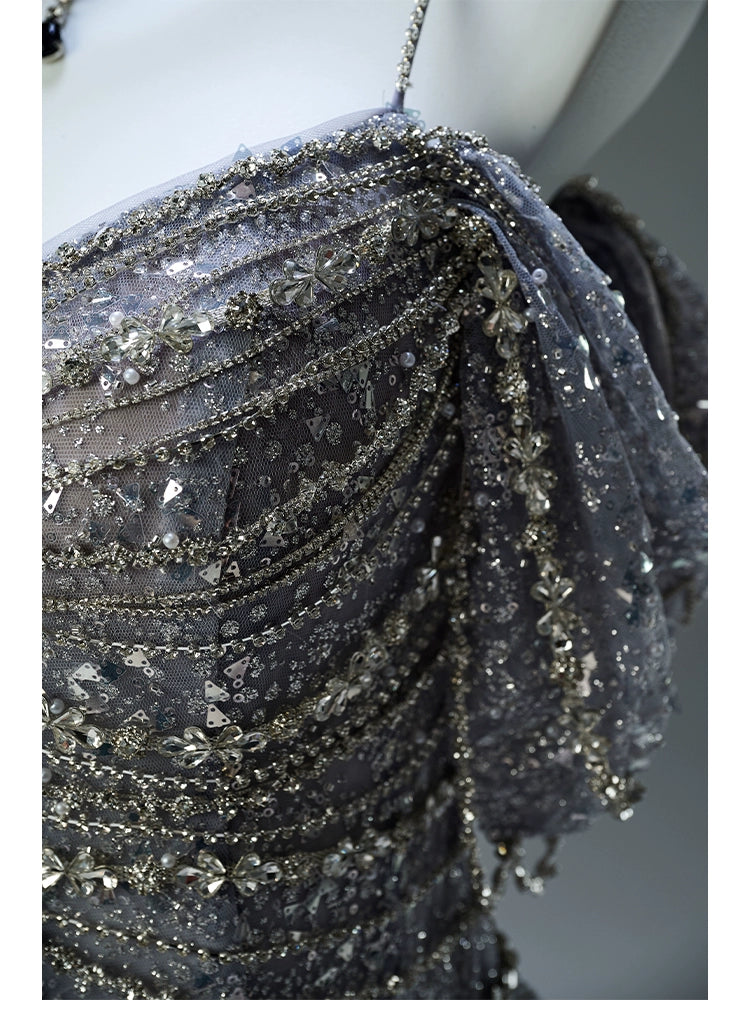 Eternal First-Light Glittering Couture Gown