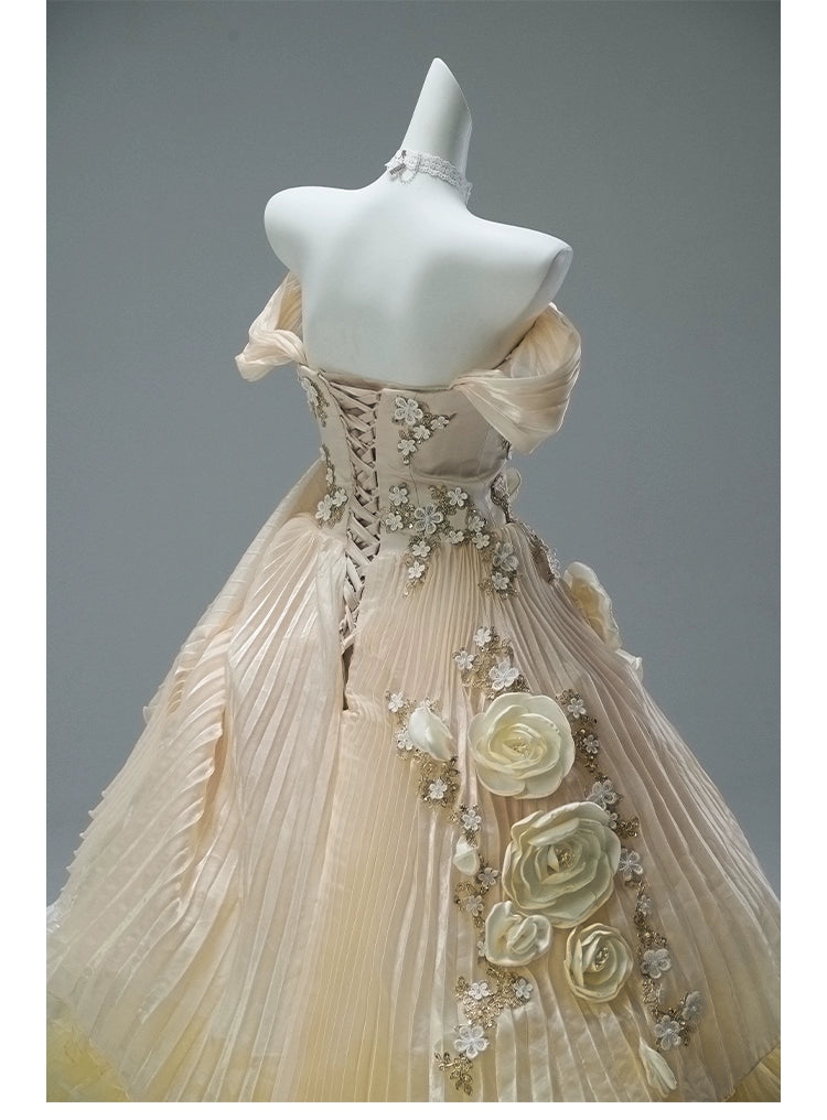 Enchanted Reverie Bloom Couture Gown
