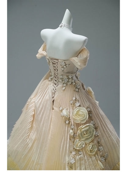 Enchanted Reverie Bloom Couture Gown
