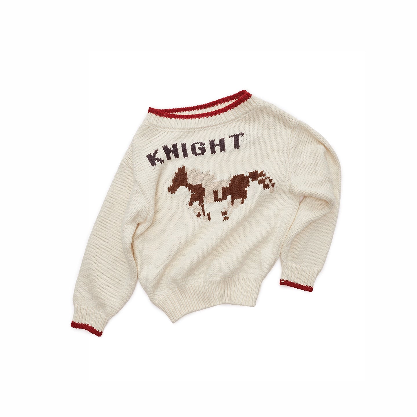 Fair Isle Icelandic Off-Shoulder Chunky Knit Sweater