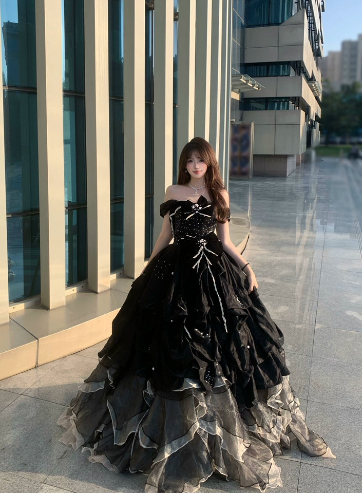 Midnight Whisper Couture Gown