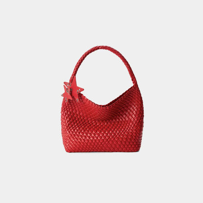 Medium Woven Tote Shoulder Bag ECODAY
