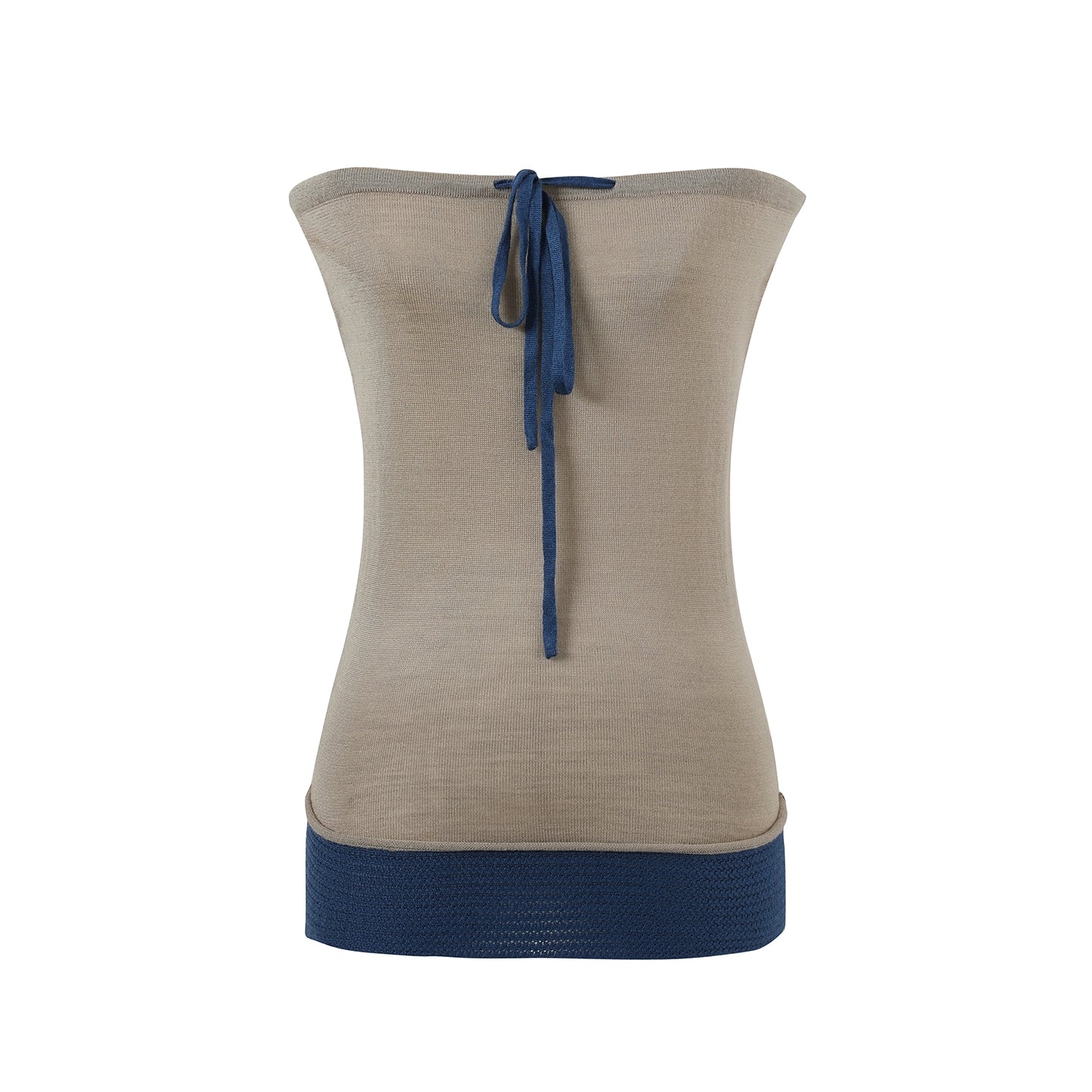Colorblock Wool-Blend Bandeau