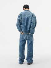 Kraftwerk Band Print Denim Jacket - CHINASQUAD