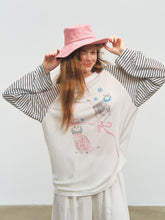 Striped Spliced Sunscreen Cover-up - CHINASQUAD
