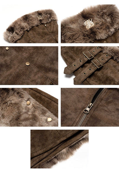 Faux Fur Panel Bodycon Mini Dress