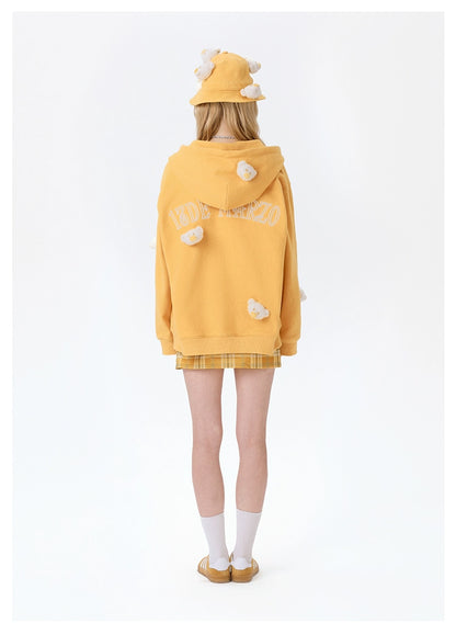 Teddy Cloud Zip Hoodie