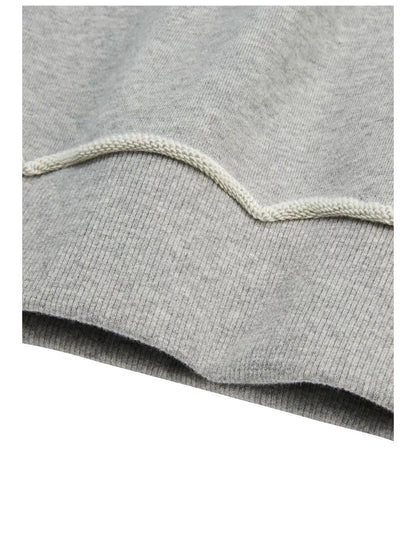 Vintage Graphic Frayed Edge Hoodie