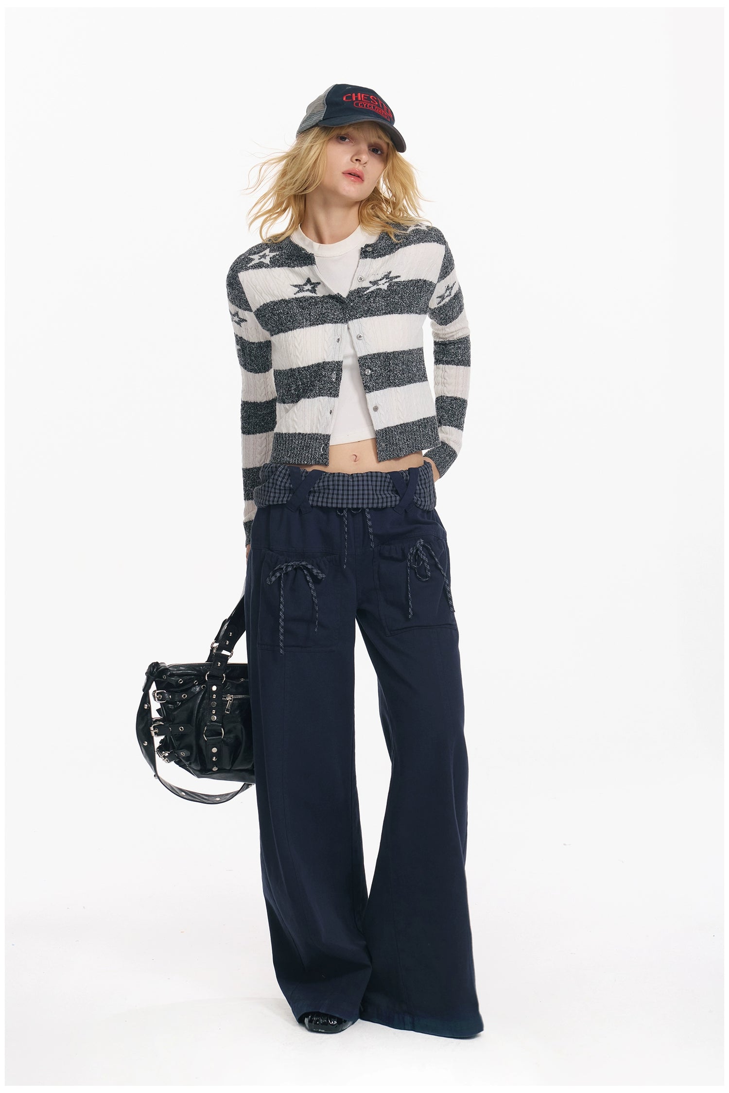 Star Pattern Wool Knit Sweater