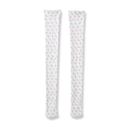 Printed Sheer Knee Socks