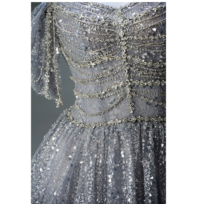 Eternal First-Light Glittering Couture Gown