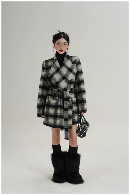 Double-Faced Wool Mid-Length Coat