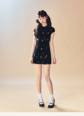 Black Velvet Dress - CHINASQUAD