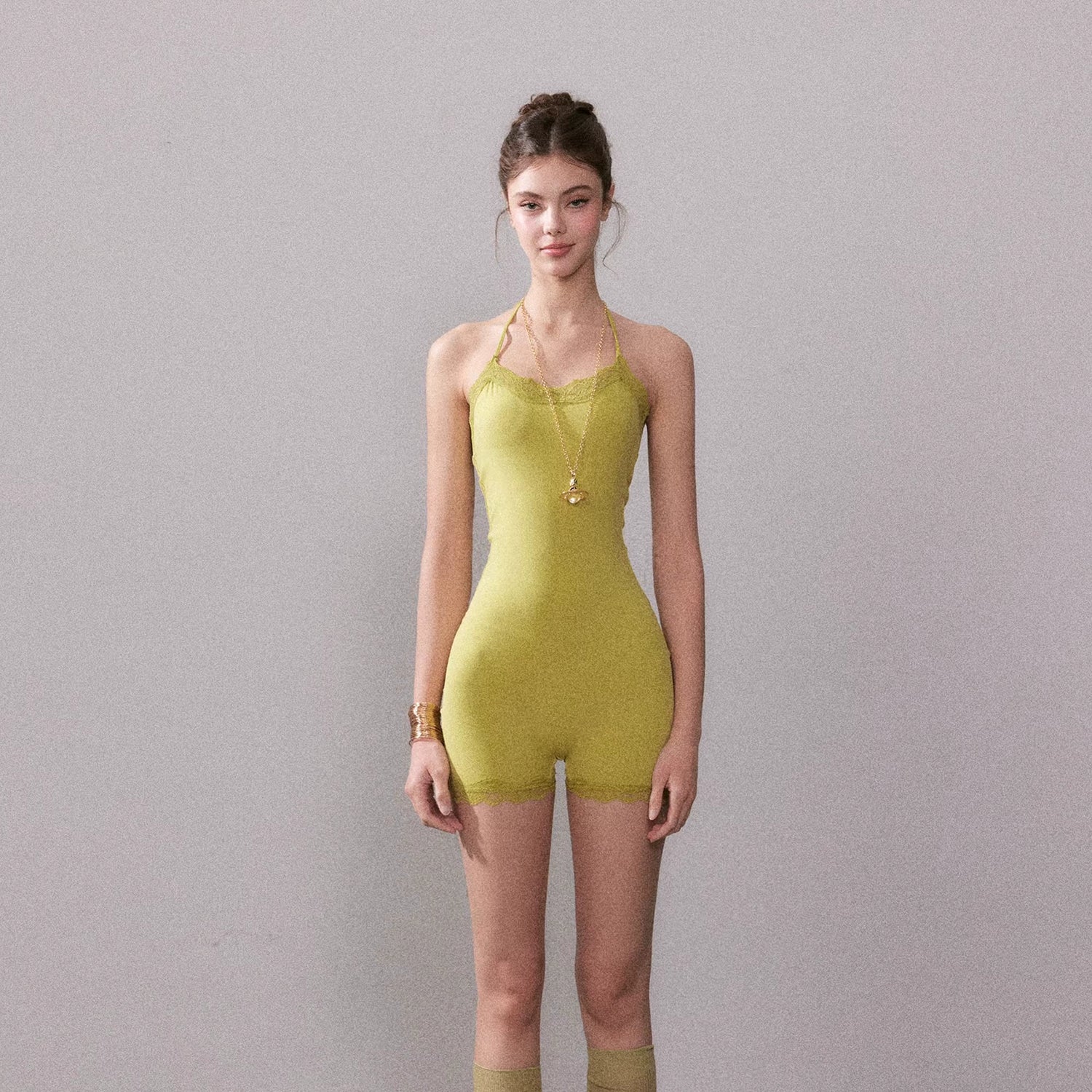 Green Grape Dream Seamless Yoga Jumpsuit