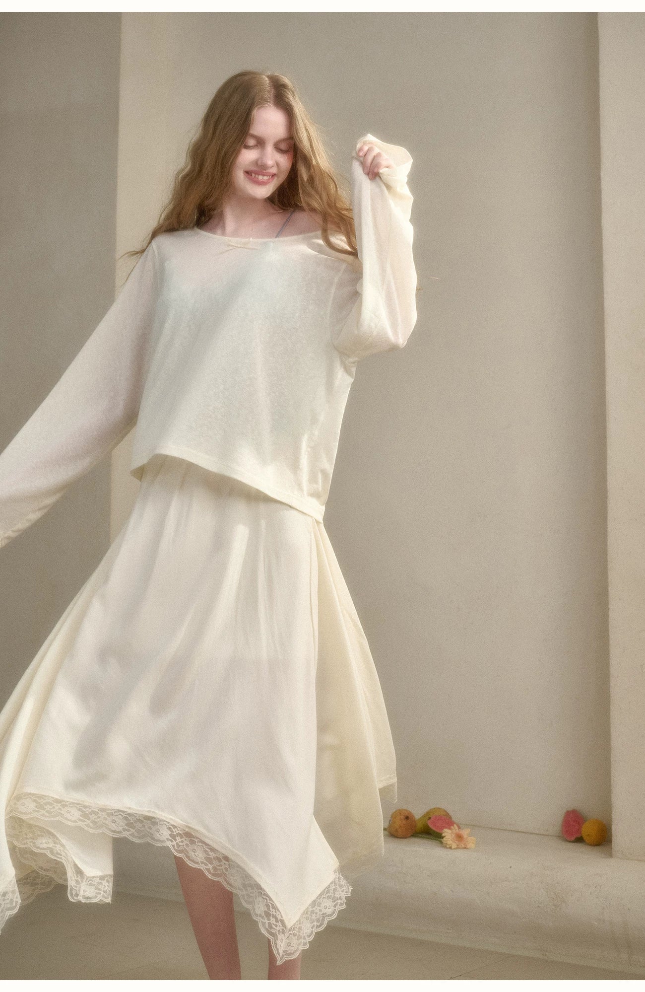 Cloud Veil Lyocell Relaxed Sheer T-Shirt