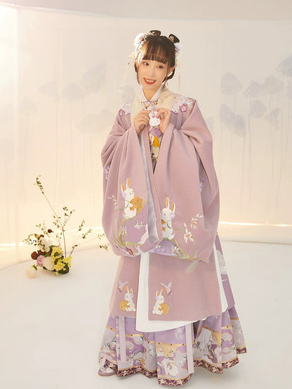 &quot;玉兔少女&quot; Modern-style Hanfu Pifeng