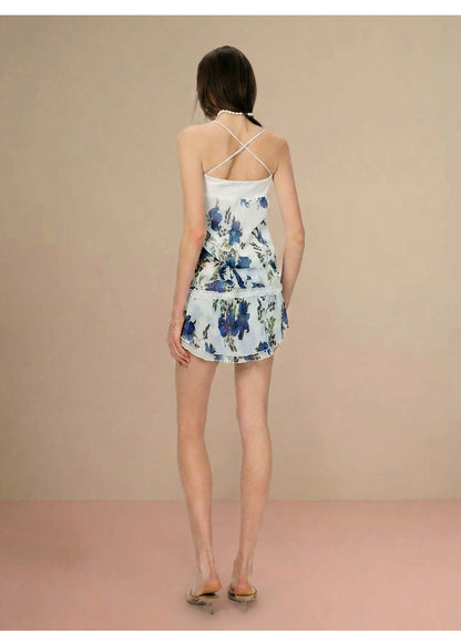 Vintage Floral Mesh Co-Ord Set NeverMore