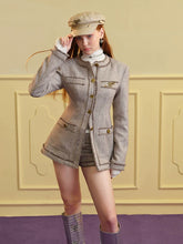 (Final Sale) Vintage Frayed Edge Jacket & Shorts Set - CHINASQUAD