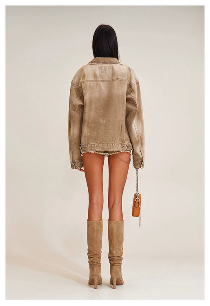 Wild Continent Handcrafted Oversized Denim Jacket