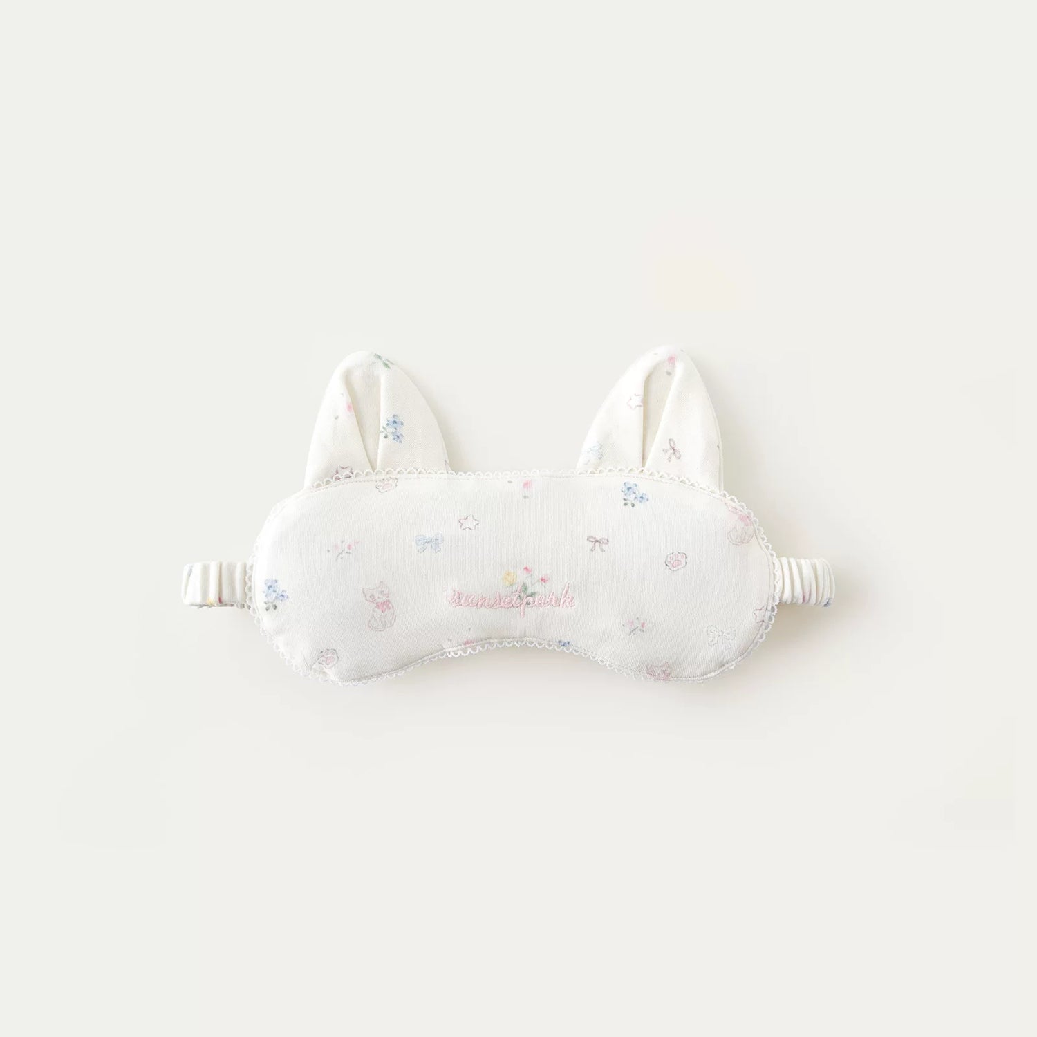 Vintage Hand-Drawn Floral Sleep &amp; Hair Accessory Set