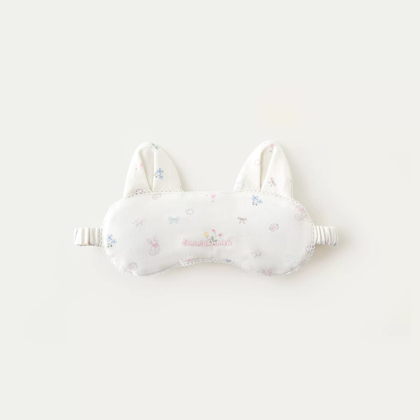 Vintage Hand-Drawn Floral Sleep &amp; Hair Accessory Set