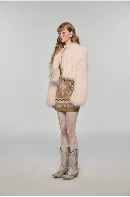 Rat Fur Short Thickened Coat - CHINASQUAD