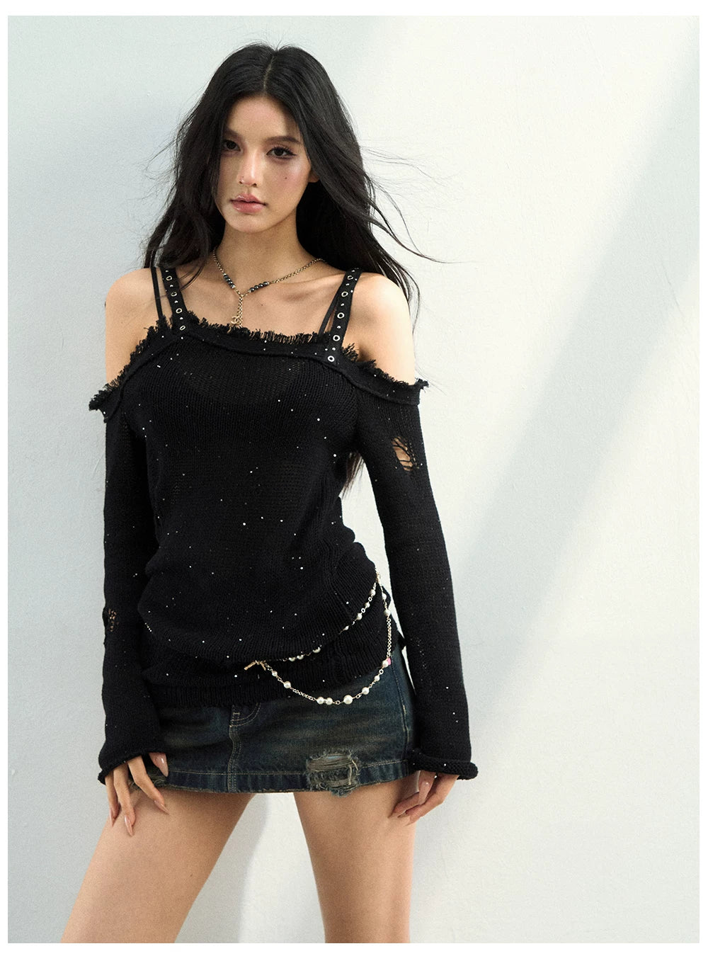 Layered Decorative Waist Chain