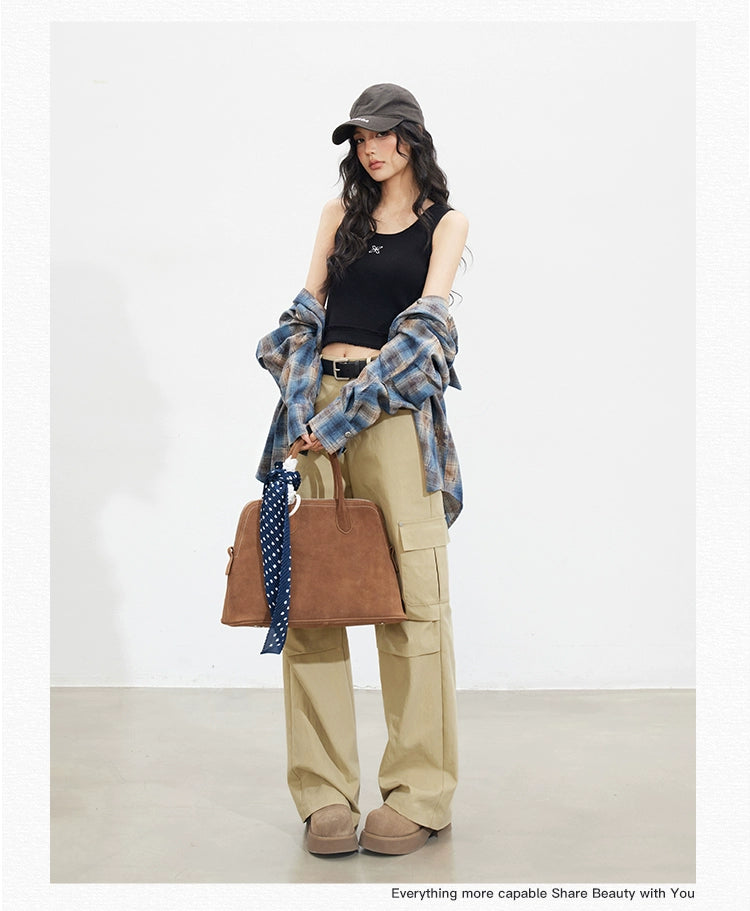 Ruched Cargo Pants - CHINASQUAD