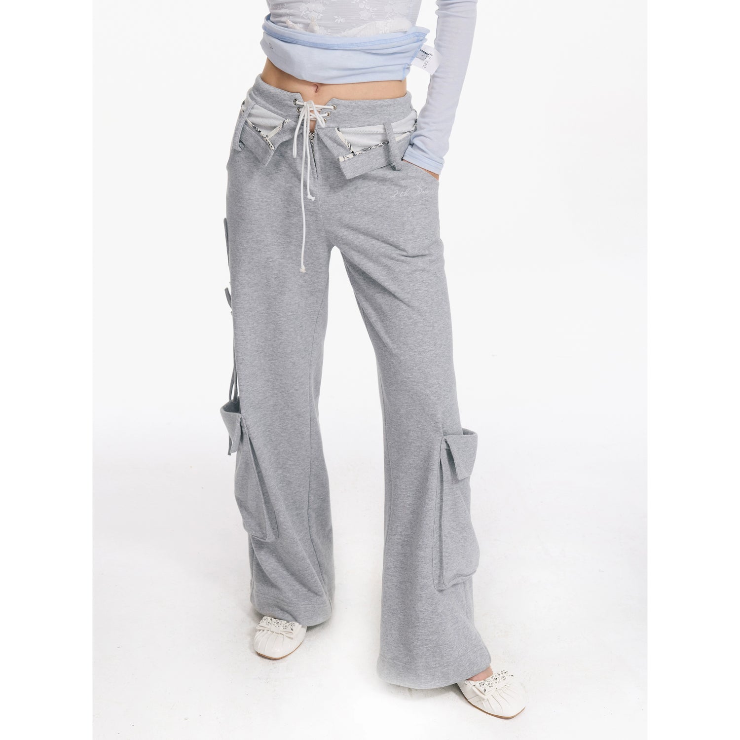 Washed Pocket Belted Utility Pants - CHINASQUAD