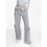 Washed Pocket Belted Utility Pants - CHINASQUAD