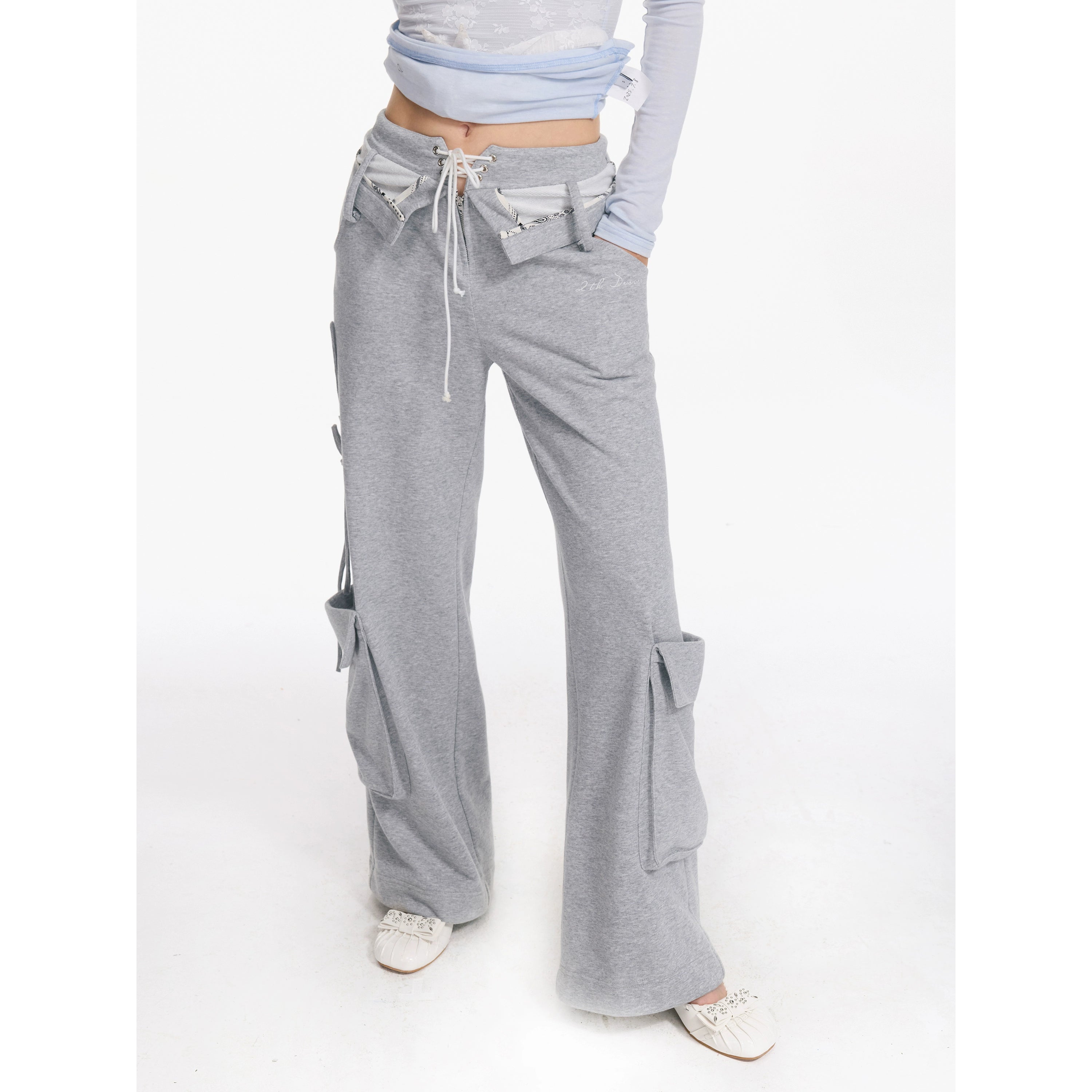Washed Pocket Belted Utility Pants - CHINASQUAD