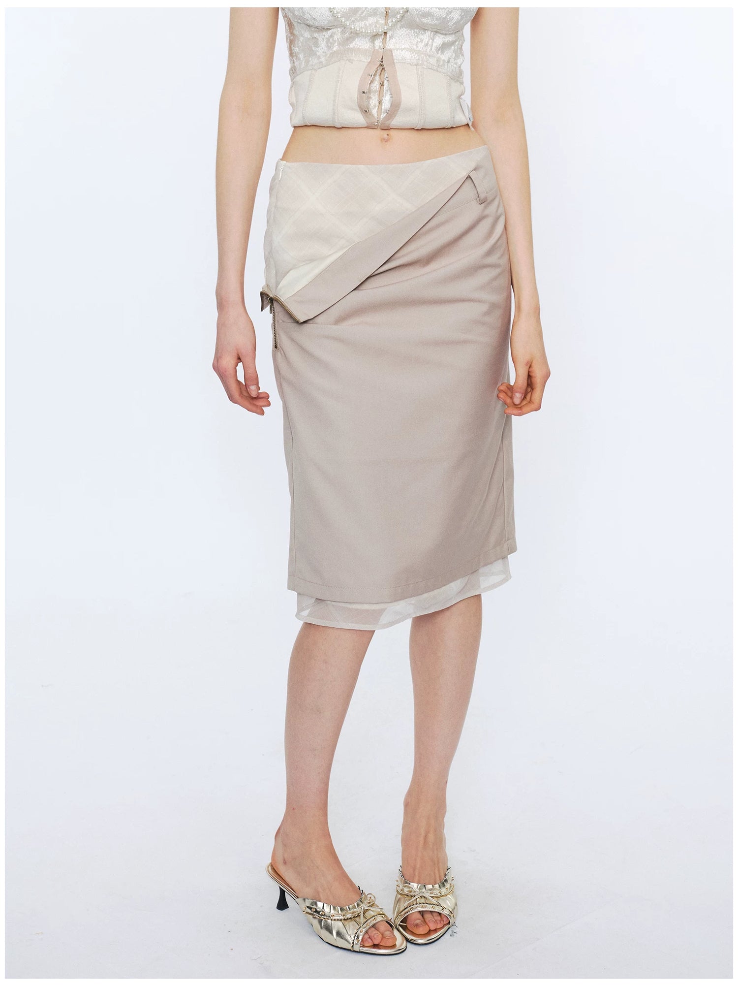 Studded Bow Peep-Toe Stiletto Sandals